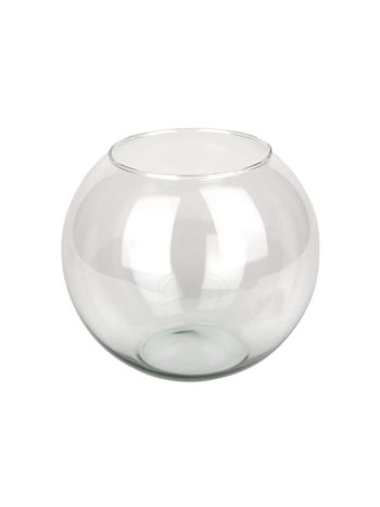 gömb alakú üveg váza 25cm   LA-WK-D25